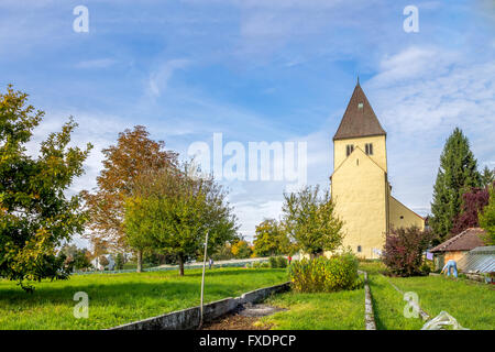 Sankt Peter and Paul, Abbey, Island Reichenau, Reichenau-Niederzell Stock Photo