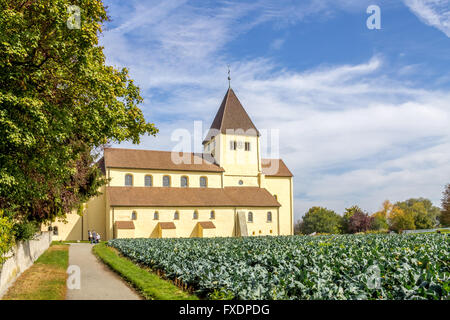 Sankt Peter and Paul, Abbey, Island Reichenau, Reichenau-Niederzell Stock Photo