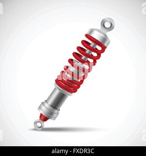 Shock Absorber Realistic Stock Vector