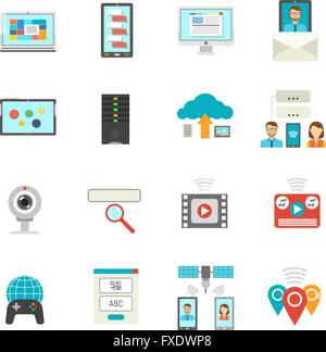 File flat icons vector set Stock Vector Image & Art - Alamy