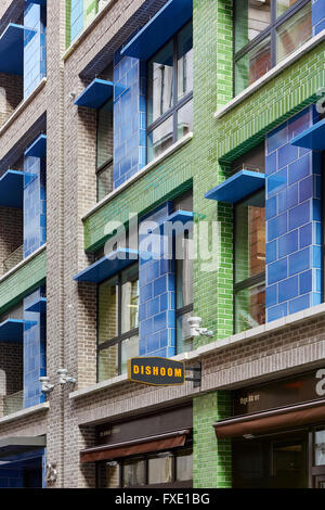 Brickwork, Colorful Glazed Brick And Window Reveals. 36 Carnaby Street ...