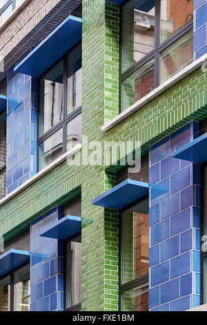 Brickwork, Colorful Glazed Brick And Window Reveals. 36 Carnaby Street ...