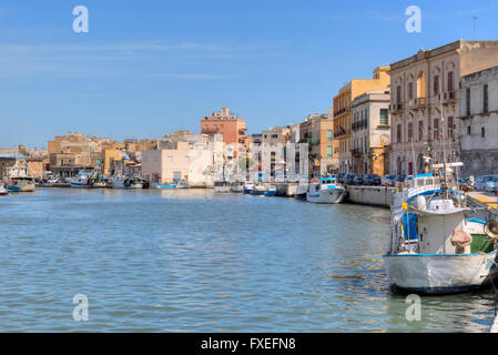 Mazara del Vallo, harbour, Sicily, Italy Stock Photo