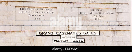 Water Gate in Gibraltar (UK) Stock Photo
