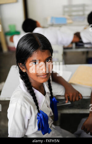 Sri Lanka Colombo, Samata Sarana, project by the catholic church for education of slum children / kirchliches Hilfsprojekt Samata Sarana, Bildung fuer Kinder aus Slums Stock Photo