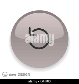 Pictograph of refresh Stock Vector