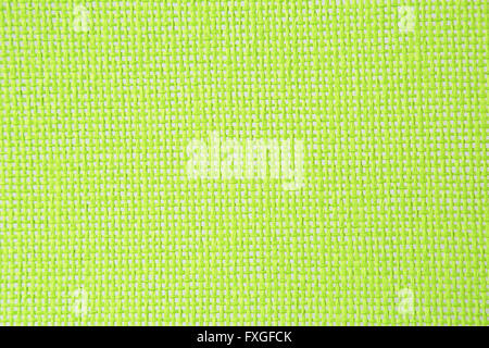 Detail of green basketweave place mat Stock Photo