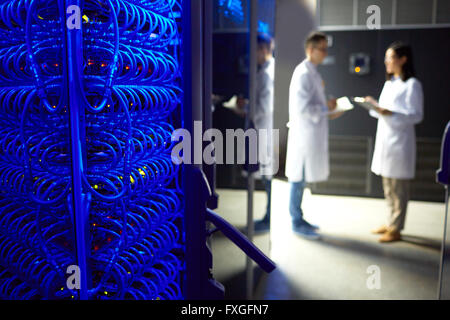 In database center Stock Photo