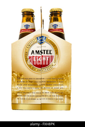 Amstel beer six-pack Stock Photo - Alamy