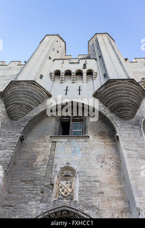 Papal Palace Avignon France Stock Photo