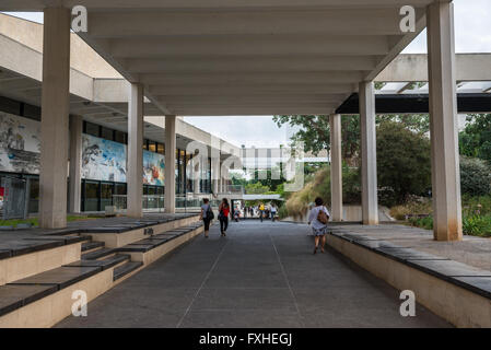 Culture Palace (Charles Bronfman Auditorium former Fredric R. Mann Auditorium), part of Habima Complex in Tel Aviv, Israel Stock Photo