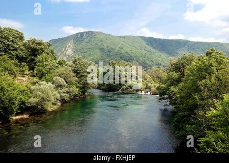 Confluence Of Unac Into Una In Martin Brod Stock Photo Alamy Confluence Of Unac Into Una In Martin Brod Stock Photo Alamy