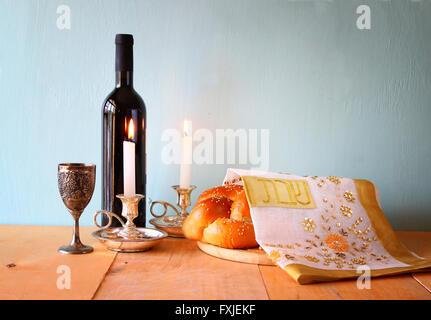 Sabbath image. jewish religion concept Stock Photo