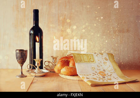 Sabbath image. jewish religion concept Stock Photo