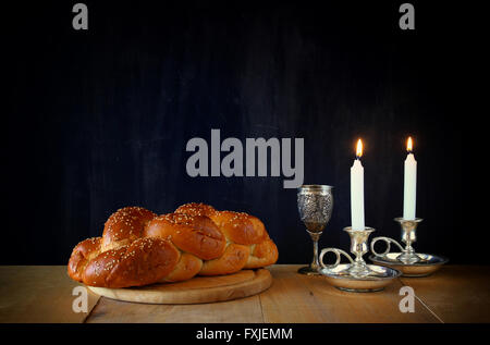 Sabbath image. jewish religion concept Stock Photo