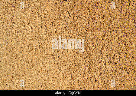 Yellow Sandstone block background with copy space Stock Photo
