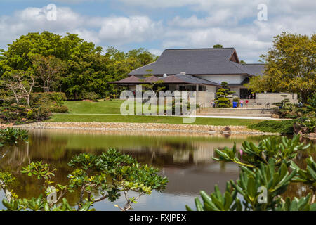 Morikami Museum and Japanese Gardens, a centre of Japanese arts and culture, Delray Beach, Palm Beach County, Florida USA Stock Photo