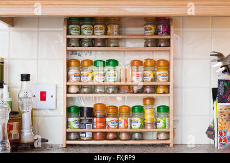 spice rack Stock Photo
