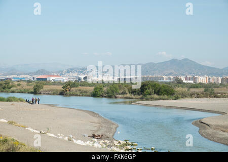 Guadalhorce river. Málaga, Andalusia, Spain Stock Photo