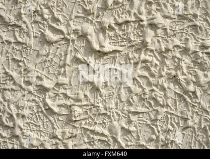 textured surface with white plastic paint abstract background Stock Photo