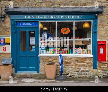 The Village Shop and Post Office, Pilsley, Derbyshire Stock Photo