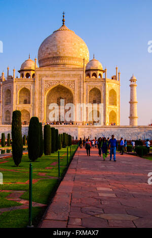 The Taj Mahal, Agra, Uttar Pradesh, India. Stock Photo