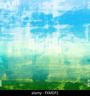 Nice looking grunge texture or abstract background. With different color patterns: green; blue; white; cyan Stock Photo