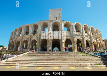 Arles Amphitheatre, Arles, France Stock Photo