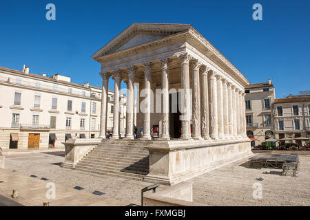 Maison Carrée, Nimes, France Stock Photo