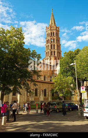Basilica of St. Sernin, Toulouse, France Stock Photo
