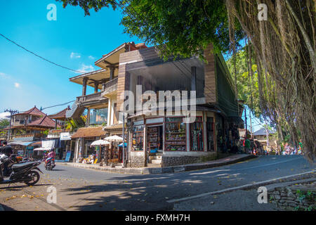 Street View of Ubud, Bali, Indonesia Stock Photo