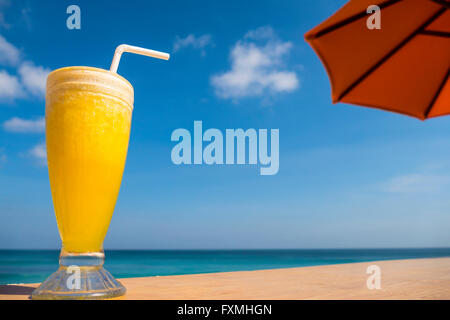 Fresh Orange Juice, Uluwatu, Bali, Indonesia Stock Photo