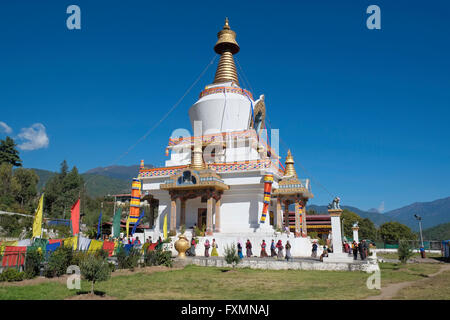 The National Memorial Chorten, Thimphu, Bhutan. Stock Photo