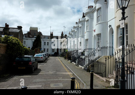 guildford lawn crescent in ramsgate coastal town east kent uk april 2016 Stock Photo