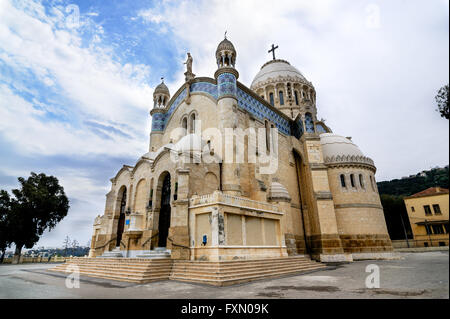 Cathedral of Notre dame d'Afrique, Algiers Algeria. Stock Photo