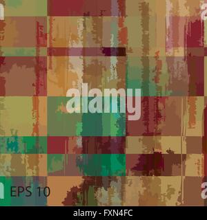 Abstract grunge scratched texture. Vector illustration Stock Vector