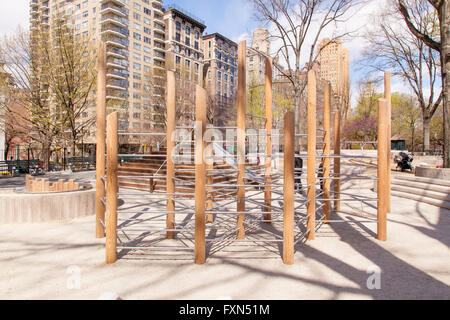 Adventure playground, Central Park, Manhattan, New York City, United States of America Stock ...