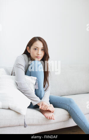 Young attractive Japanese woman portrait Stock Photo