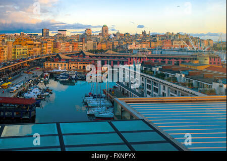 Italy Liguria Genoa Galata Museo Del Mare - Mirador Stock Photo