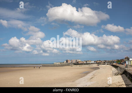 Beach at Minnis Bay, Birchington, Thanet, Kent, UK Stock Photo