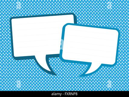 square speech bubbles Stock Vector
