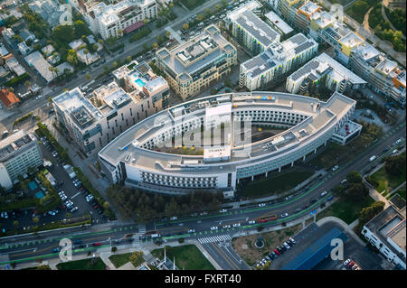 Aerial view, Marina del Rey, Los Angeles County, California, USA, United States of America, aerial view, birds-eyes view, aerial Stock Photo