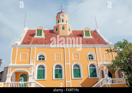 Fort Church Museum former protestant church at Fort Amsterdam Willemstad Curacao Stock Photo