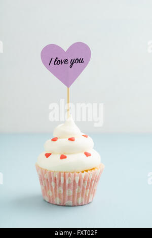 Valentines day cupcake