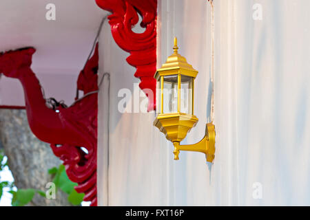 Lamp on the wall Stock Photo