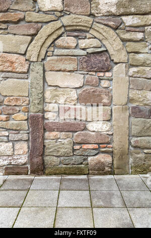 Arch in an old masonry Stock Photo