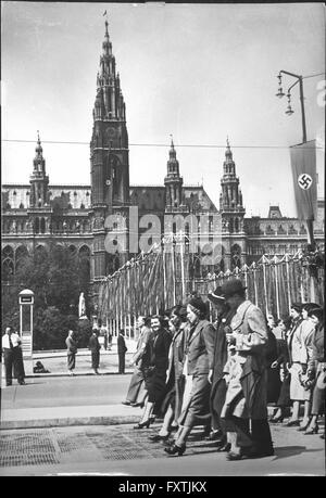 Erster Mai 1938 in Wien Stock Photo