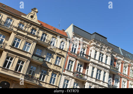 Altbauten, Schmiljanstrasse, Friedenau, Berlin, Deutschland Stock Photo