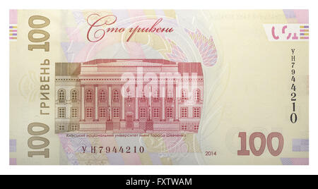 New banknote 100 Ukrainian hryvnia, 2014 Stock Photo - Alamy