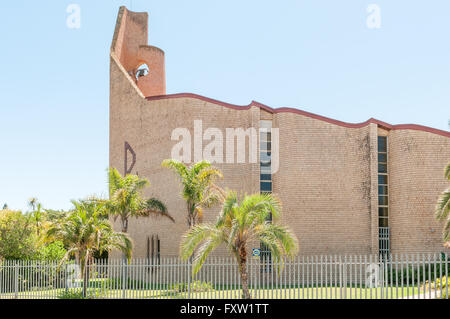 HUMANSDORP, SOUTH AFRICA - FEBRUARY 28, 2016:  The Dutch Reformed Church Humansdorp East in the Eastern Cape Province Stock Photo